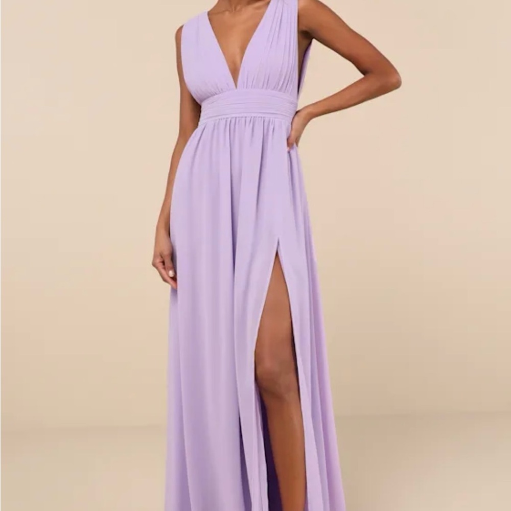 Heavenly Hues Lavender Maxi Dress